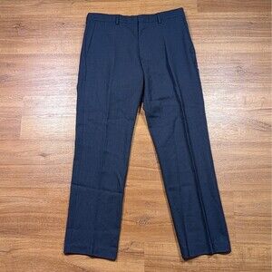 J Crew Thompson Slim Voyager Wool Dress Pant Mens 31x30(29) Blue Business